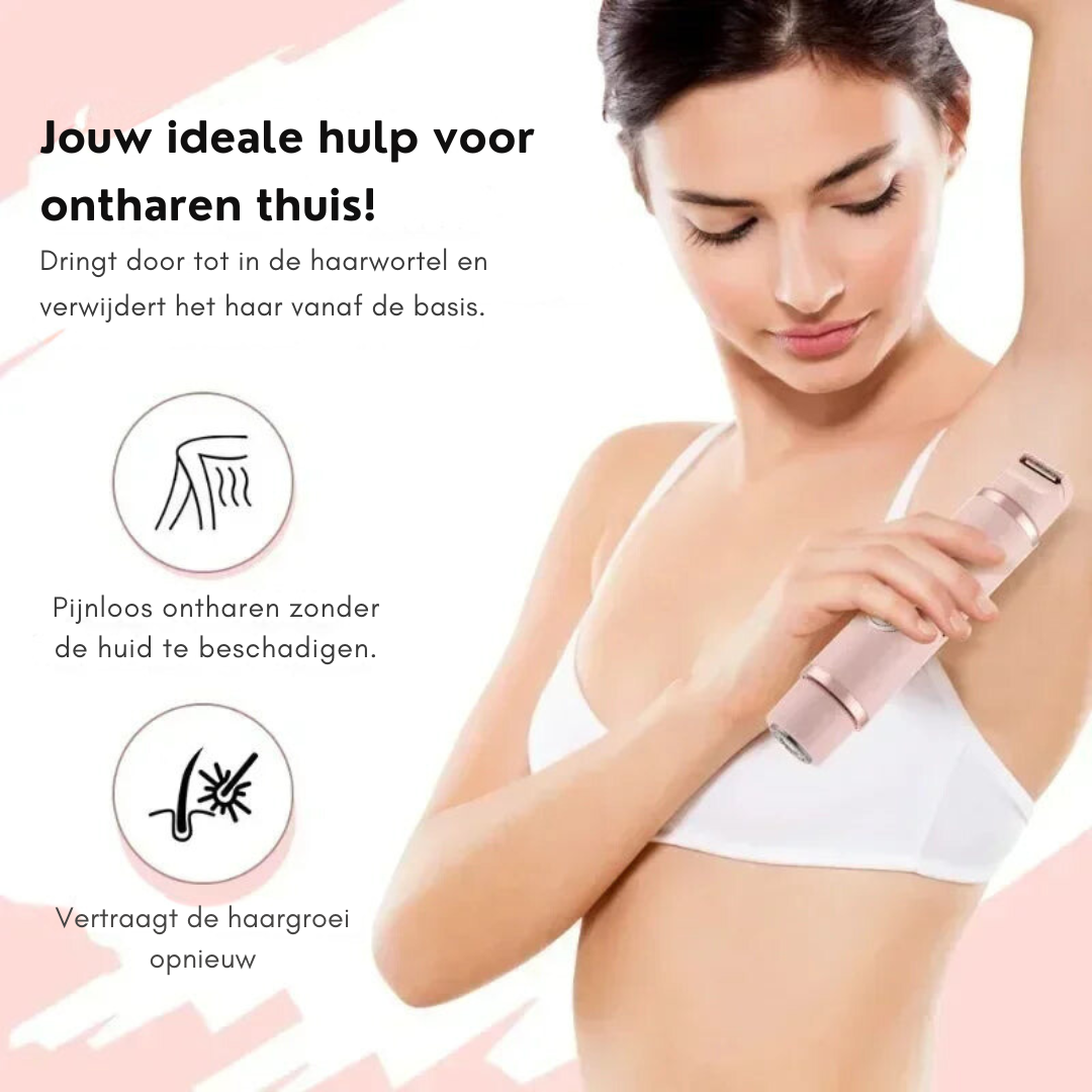 Rasoir Électrique Épilateur Indolore pour une Peau Douce comme de la Soie