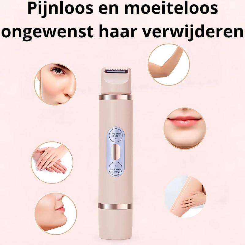 Rasoir Électrique Épilateur Indolore pour une Peau Douce comme de la Soie