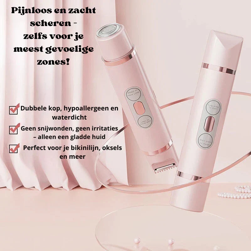 Rasoir Électrique Épilateur Indolore pour une Peau Douce comme de la Soie