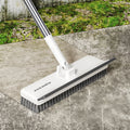 SCRUBFORCE - Brosse de sol rotative avec long manche et bord grattoir