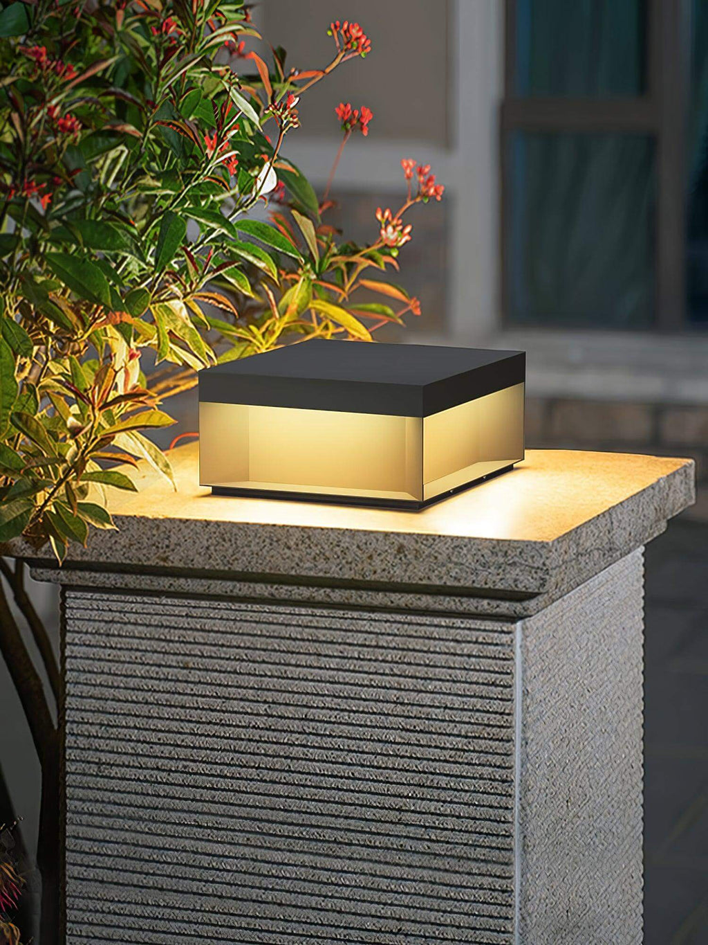 Lampe de Poste Solaire d'Extérieur - Étanche IP65