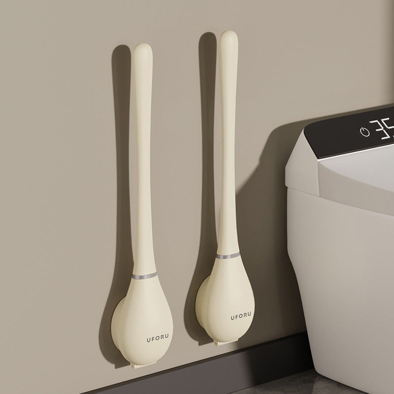 🔥Brosse de toilette en silicone flexible moderne