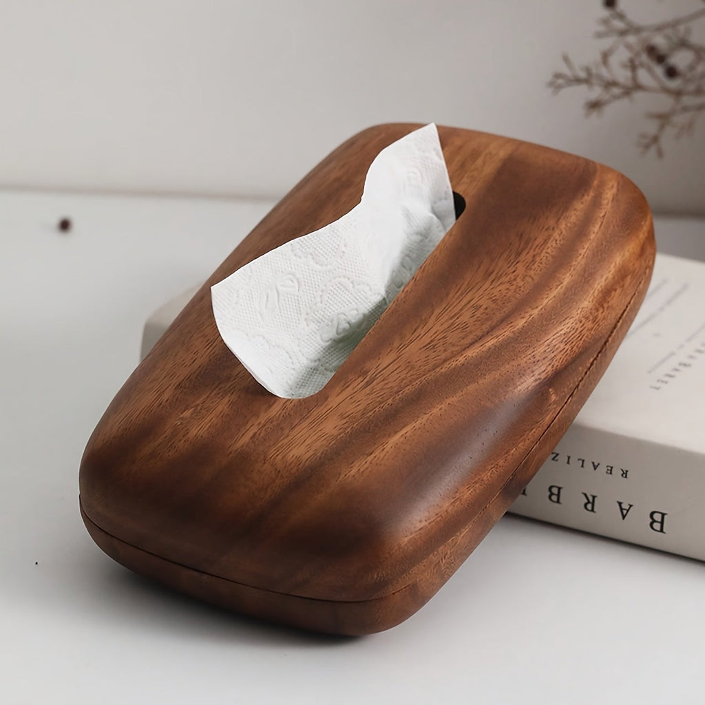 Boîte à mouchoirs en noyer – Design élégant et fonctionnel