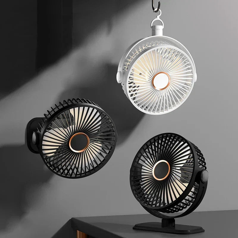 ClipBreeze™ | Ventilateur à clip USB silencieux avec 5 vitesses