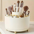 ELEGANZA - Rangement de maquillage rotatif en plastique 360° avec 5 sections
