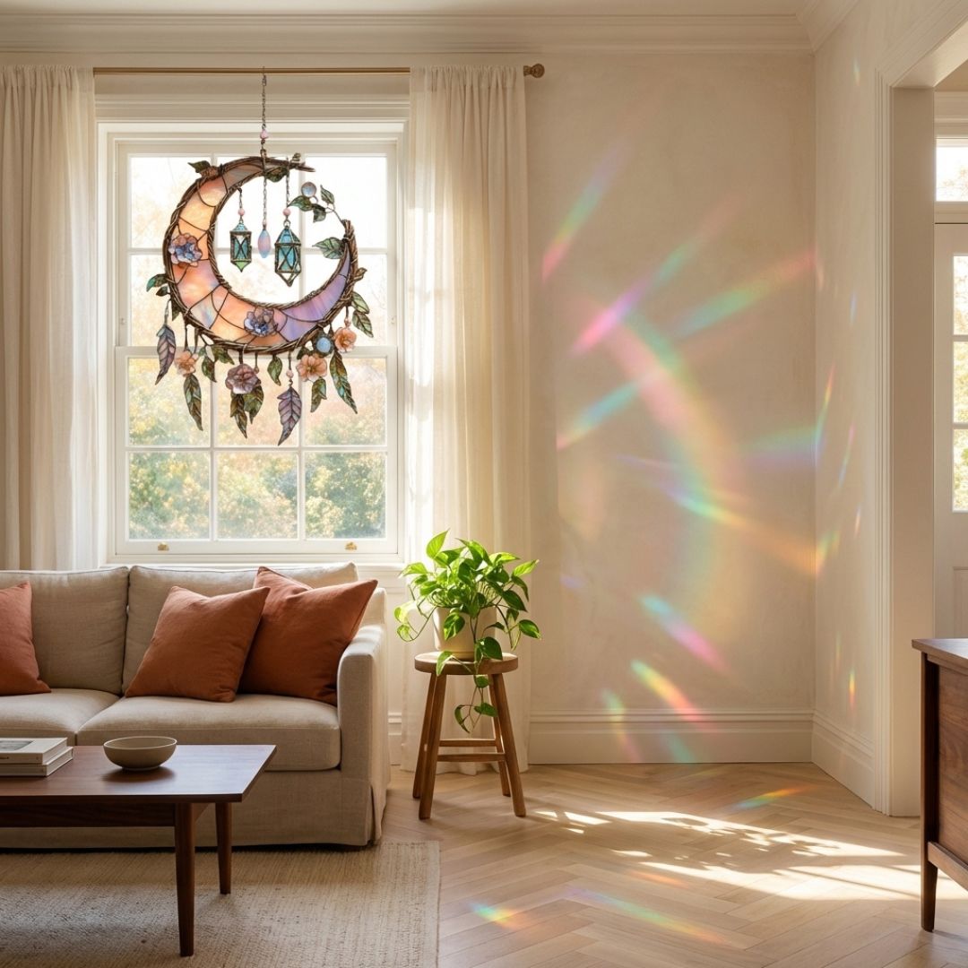 PrismGlow™ | Transformez chaque fenêtre avec une lumière arc-en-ciel magique