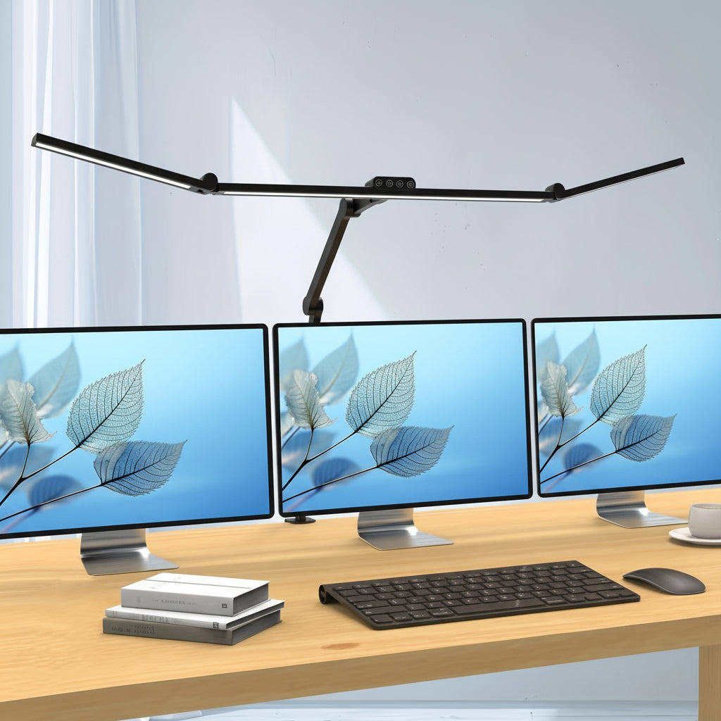 LUMICLAMP – Lampe de Bureau LED Ajustable de 24W avec Pince