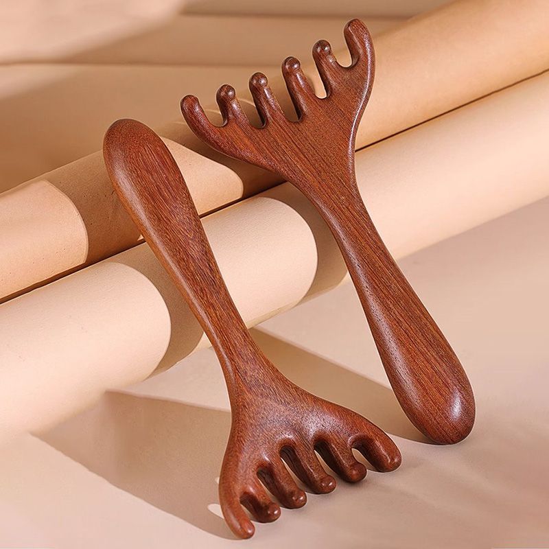 1+1 Gratuit | Peigne de massage Meridian avec six griffes