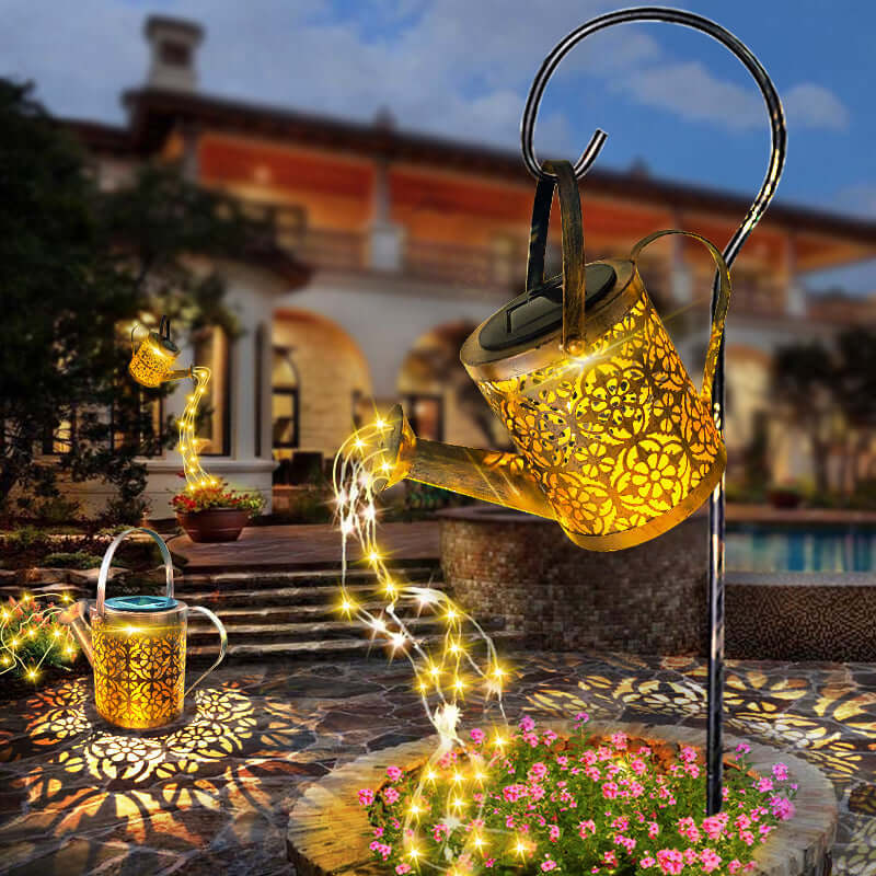 Lumière de Jardin Solaire de 80 cm Décor de Cascades LED Extérieur