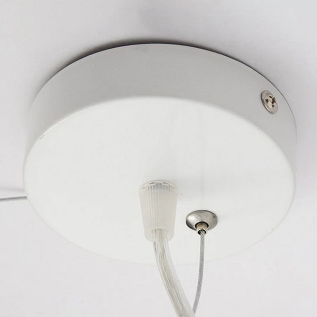 Lampe Suspendue LED Design Nuage Blanc PVC/Coton - Nimbus