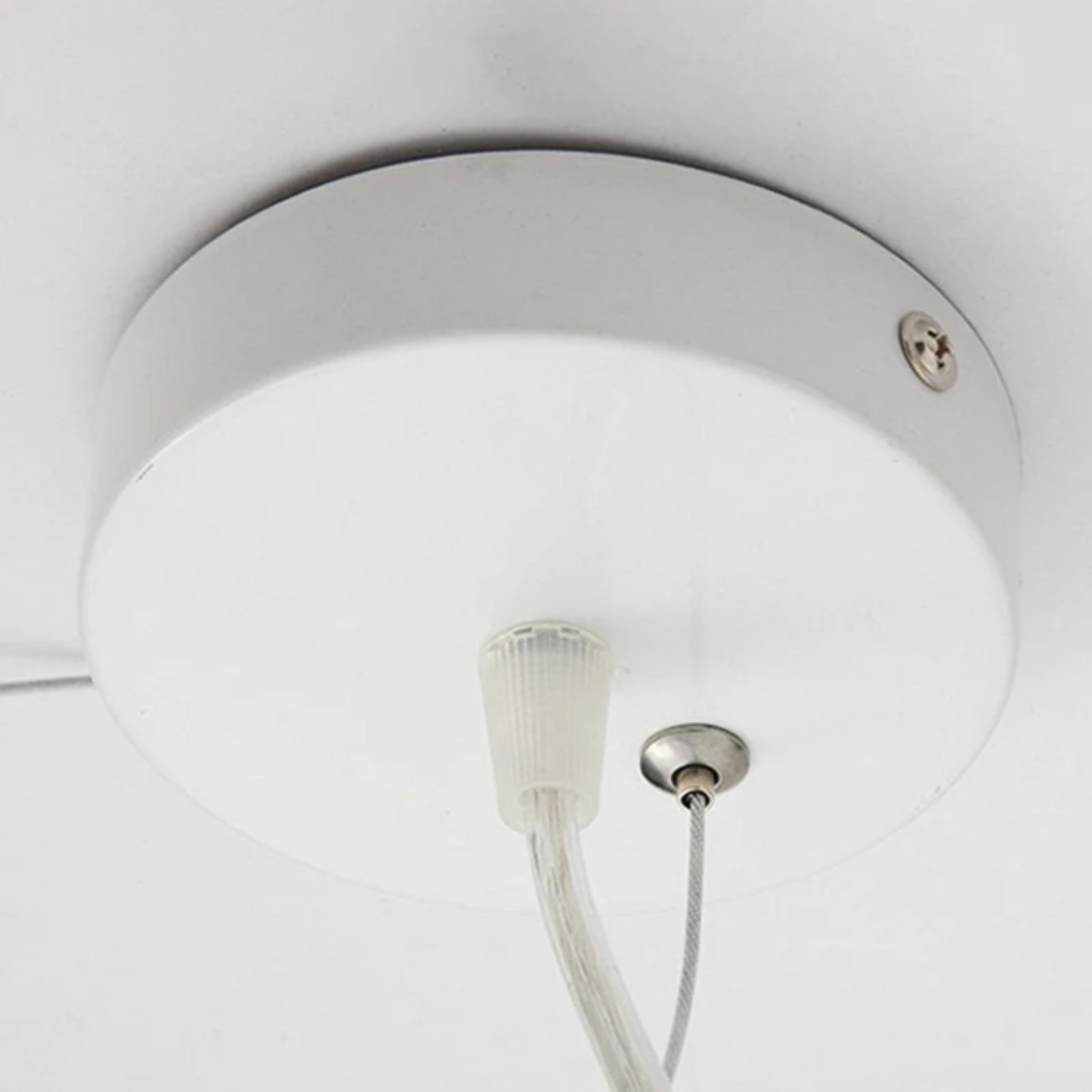Lampe Suspendue LED Design Nuage Blanc PVC/Coton - Nimbus