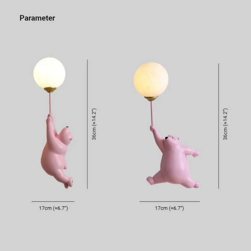 Lampe Murale LED Design - TeddyGlow
