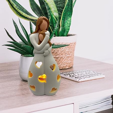 Lampe de Table en Forme de Cœur Symbole d'Amour Éternel