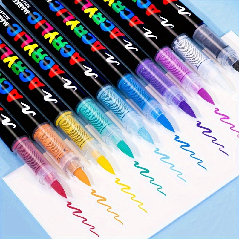 72 Marqueurs de Peinture Acrylique – Parfaits pour la Peinture Créative sur Divers Surfaces