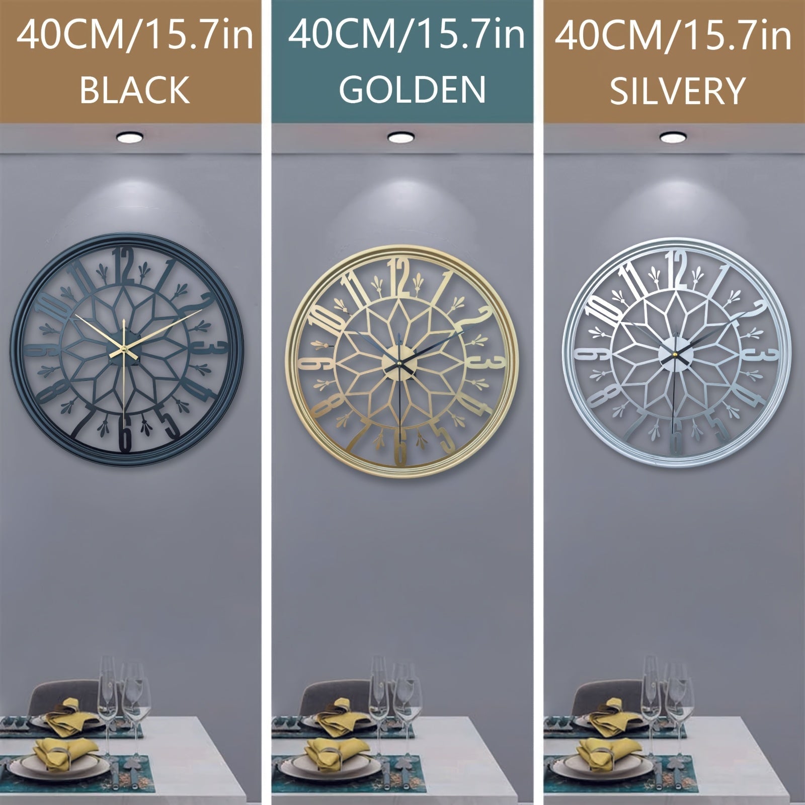 HORLOGE IRONVINTAGE – Accent Mural Silencieux