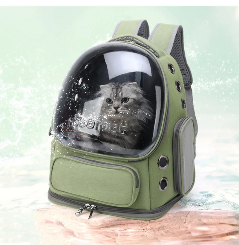 Sac à Dos de Transport pour Animaux - Transparent et Respirant - Confort pour Animal de Compagnie
