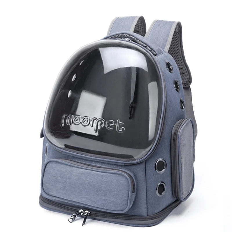 Sac à Dos de Transport pour Animaux - Transparent et Respirant - Confort pour Animal de Compagnie