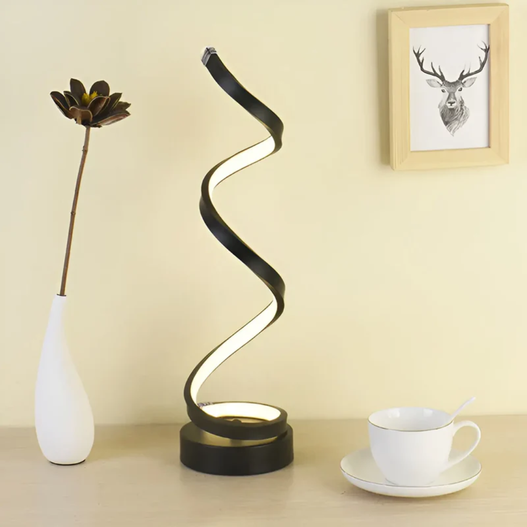 Lampe de table moderne dimmable spirale - LumaSpiral