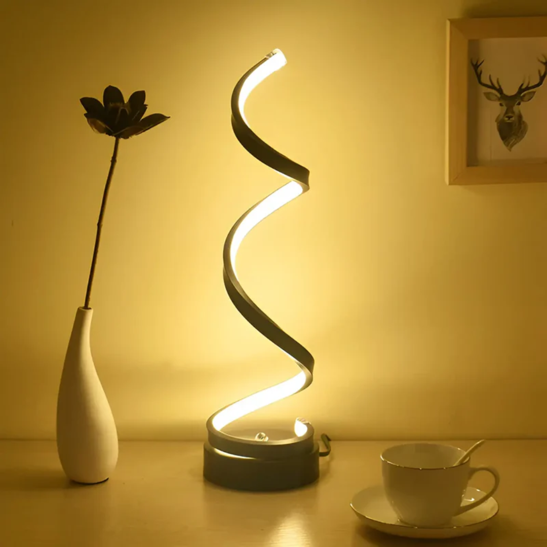 Lampe de table moderne dimmable spirale - LumaSpiral