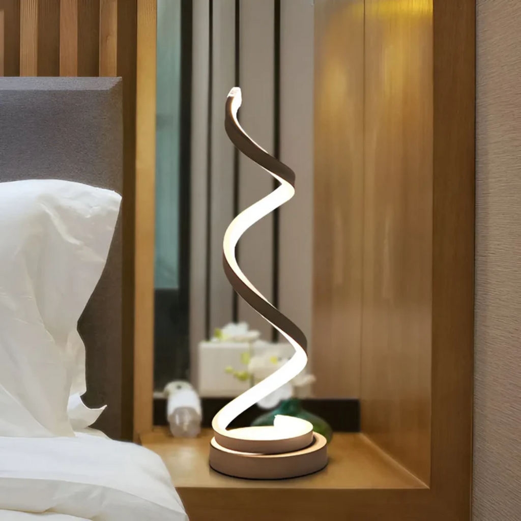 Lampe de table moderne dimmable spirale - LumaSpiral