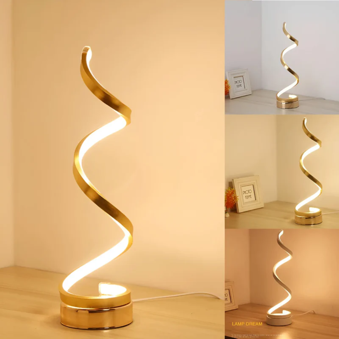 Lampe de table moderne dimmable spirale - LumaSpiral