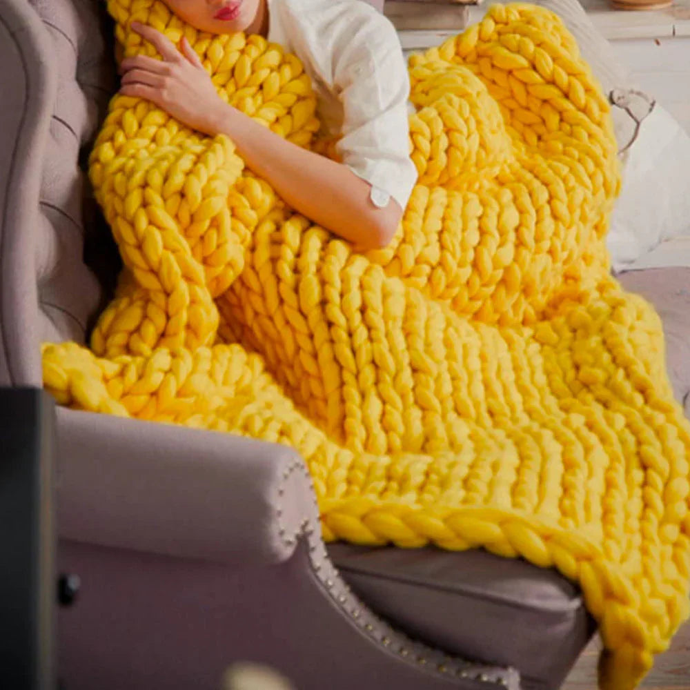 Fil en Laine XL Chunky DIY de 1000 Grammes pour Couvertures Douces - LuxeWool
