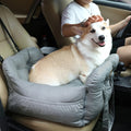 Lit de voiture pour chien avec harnais de sécurité, design imperméable