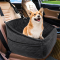 Siège pour chien avec ceinture de sécurité et compartiments de rangement