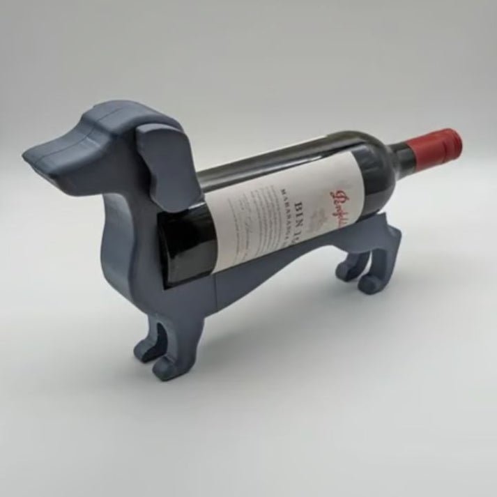 DogBottle | Support de bouteille de vin en forme de teckel