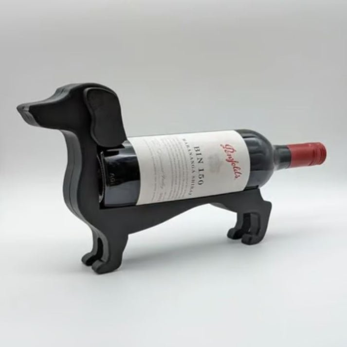 DogBottle | Support de bouteille de vin en forme de teckel