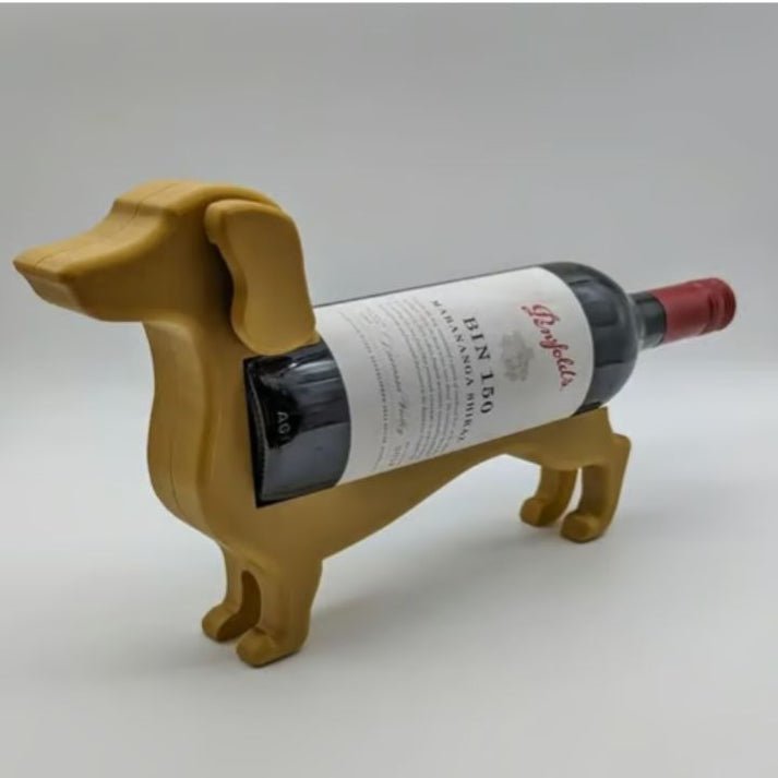 DogBottle | Support de bouteille de vin en forme de teckel