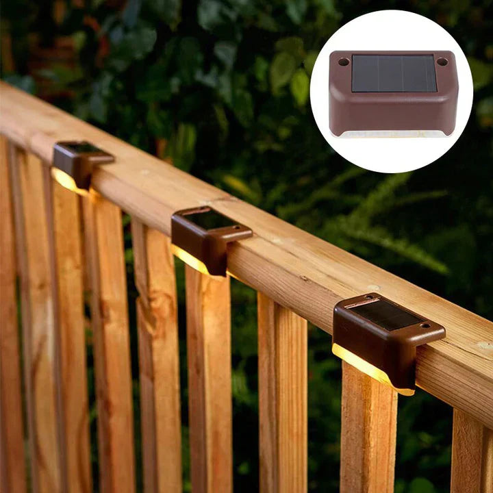 6+2 GRATUIT | Lampe de jardin solaire | Lampe LED extérieure étanche | Lumière blanc chaud | Éclairage de sécurité & d'ambiance