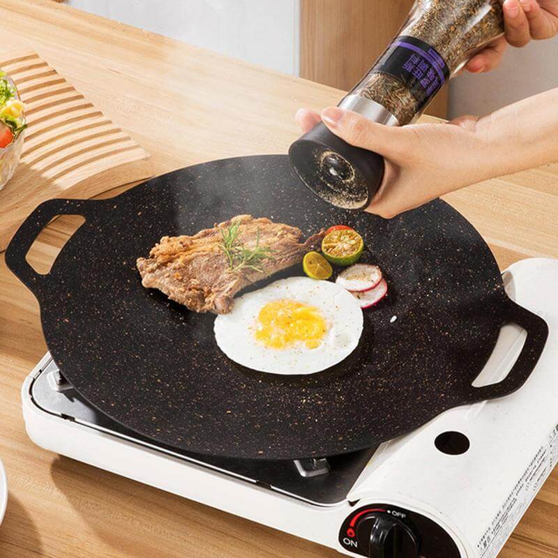 50% de réduction | MasterPan - Poêle à griller antiadhésive ronde