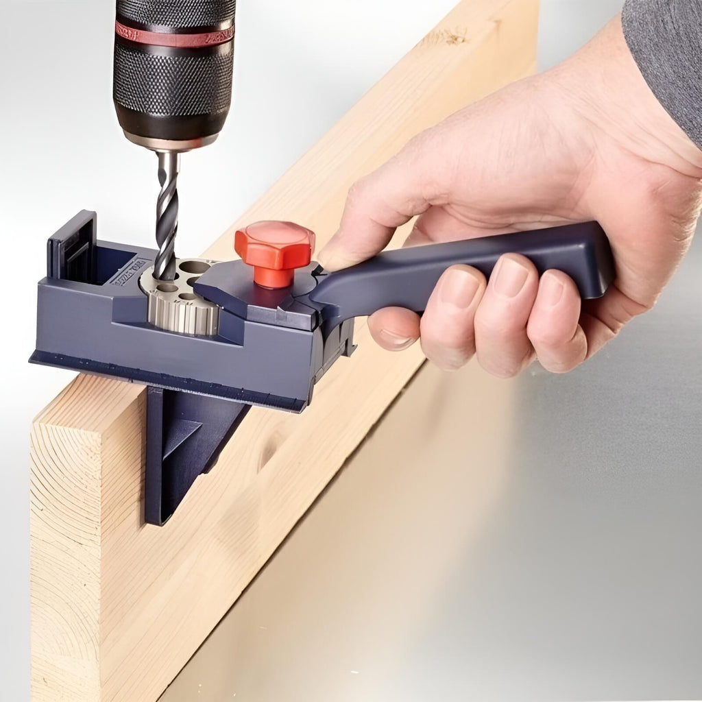 Guide de perceuse à chevilles | Multifonctionnel & Précis | DrillAligner | Aide au perçage réglable