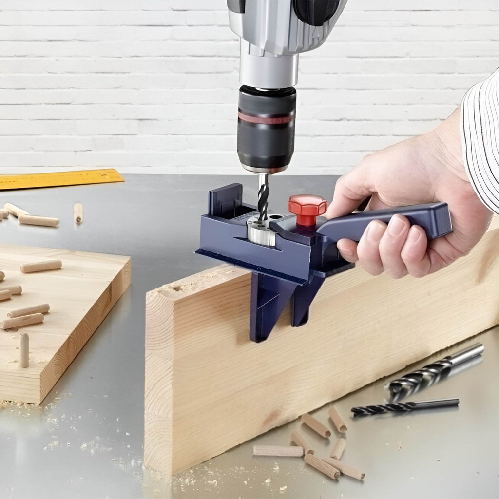Guide de perceuse à chevilles | Multifonctionnel & Précis | DrillAligner | Aide au perçage réglable