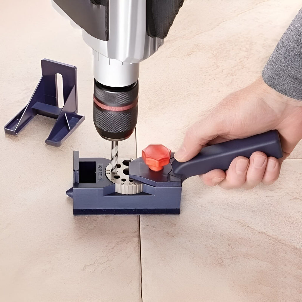 Guide de perceuse à chevilles | Multifonctionnel & Précis | DrillAligner | Aide au perçage réglable