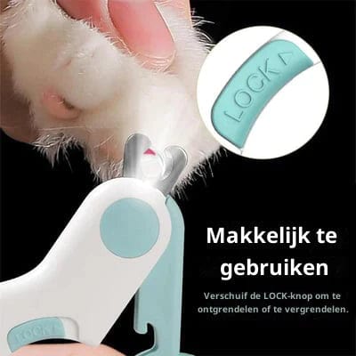 PetCare Ciseaux à Ongles - Coupe sécurisée et facile avec lumière
