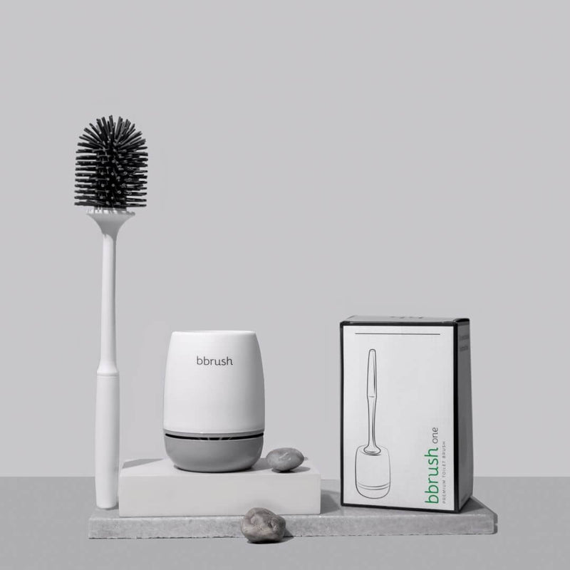 Brosse de toilette avec support