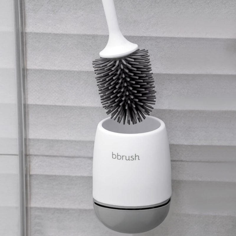 Brosse de toilette avec support