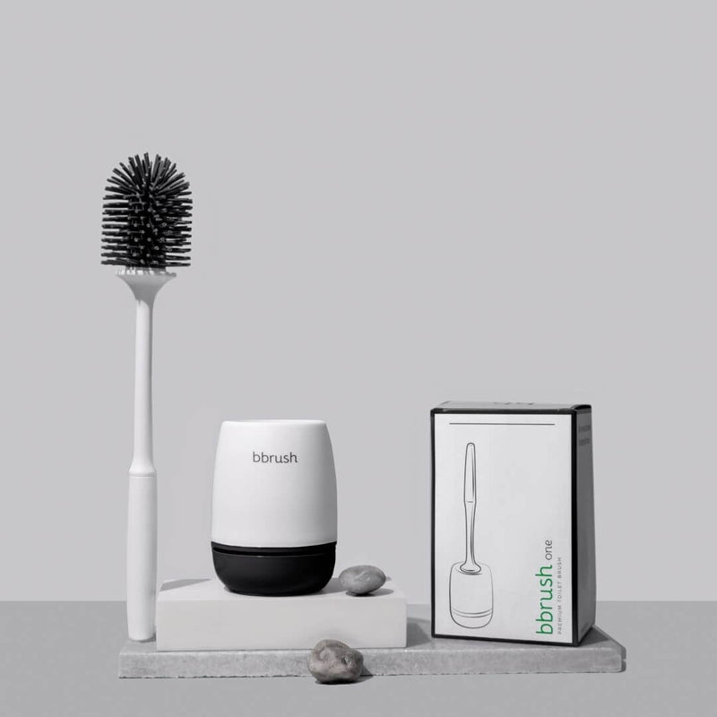 Brosse de toilette avec support