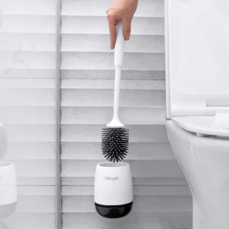 Brosse de toilette avec support