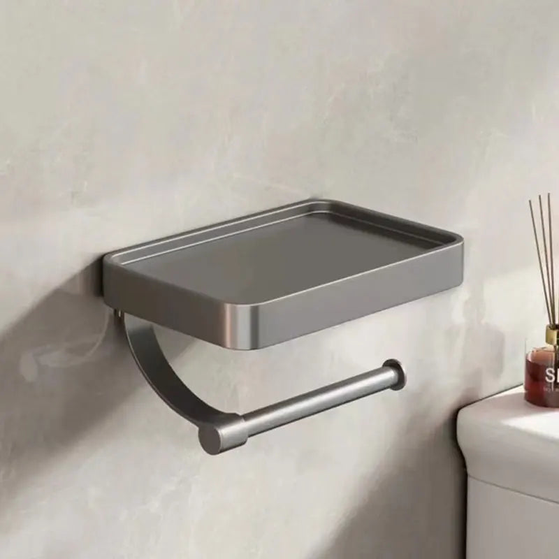 Distributeur de papier toilette avec étagère - Stalux