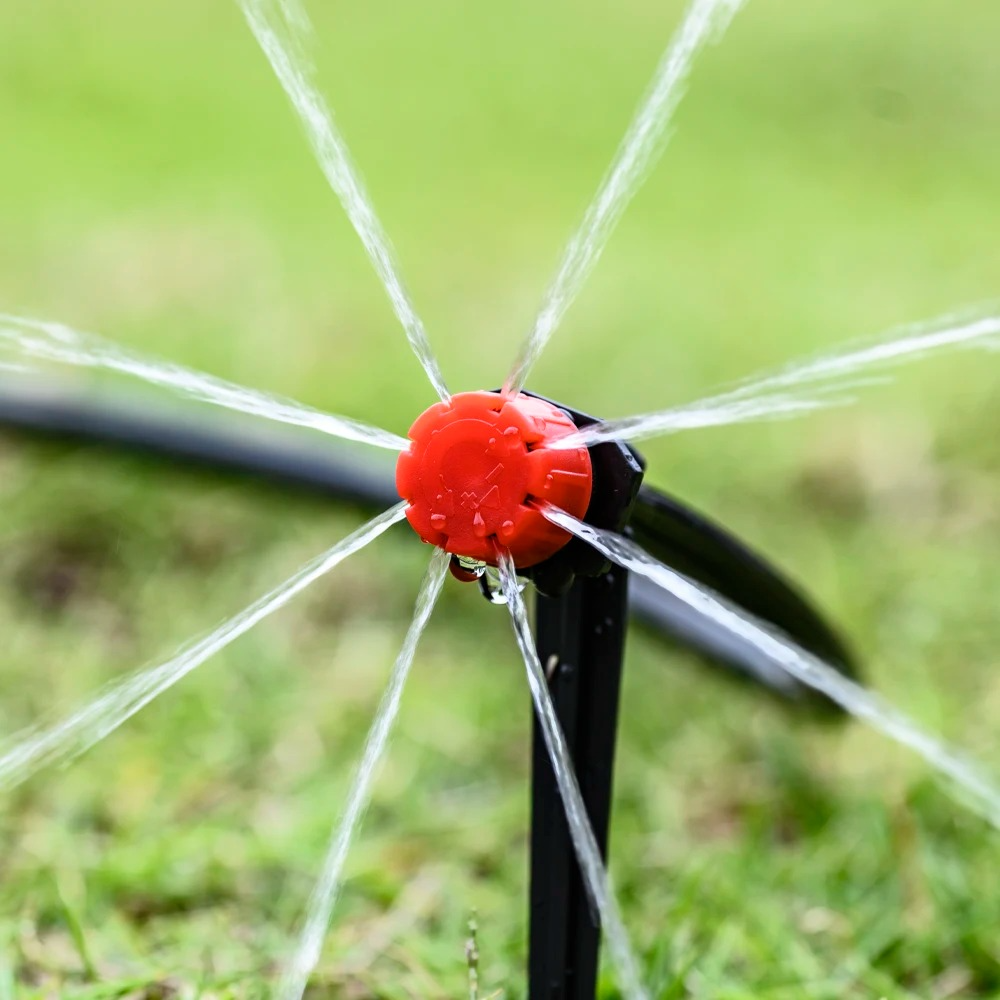 Kit d'irrigation pour plantes avec minuterie et goutte-à-goutte