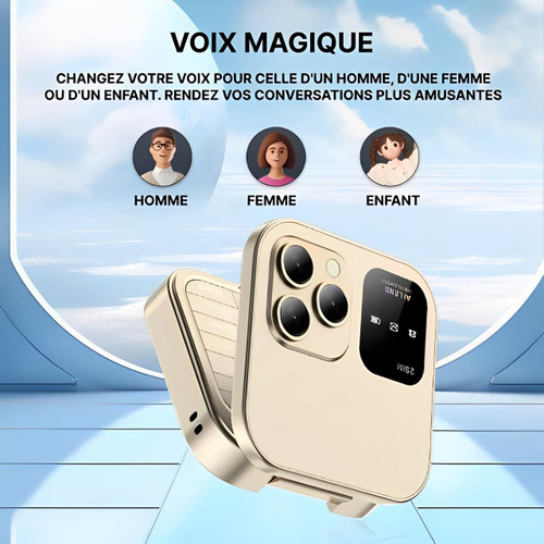 Skanto | Téléphone à clapet Dual SIM | Écran 1,77" | 1000 mAh | Micro USB