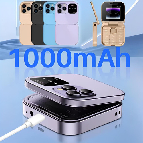 Skanto | Téléphone à clapet Dual SIM | Écran 1,77" | 1000 mAh | Micro USB