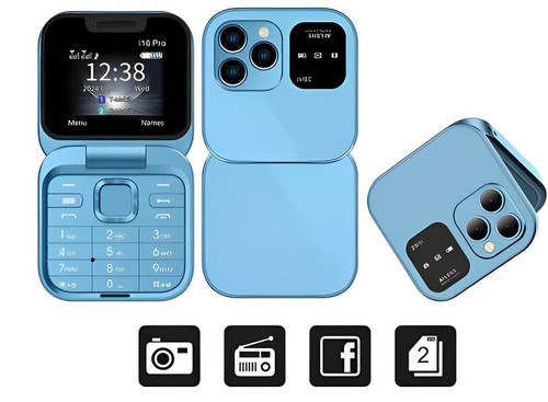 Skanto | Téléphone à clapet Dual SIM | Écran 1,77" | 1000 mAh | Micro USB