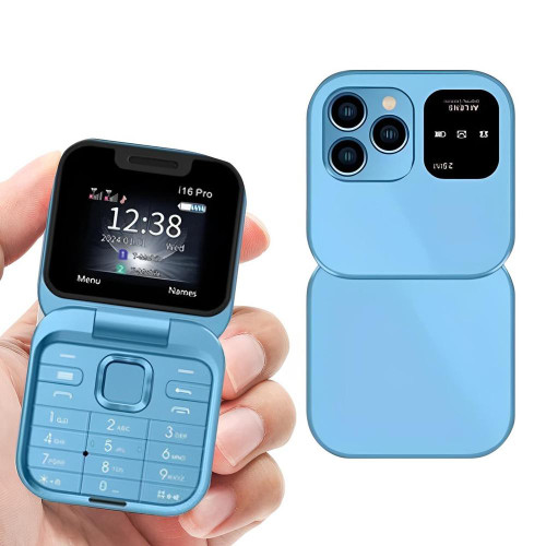Skanto | Téléphone à clapet Dual SIM | Écran 1,77" | 1000 mAh | Micro USB