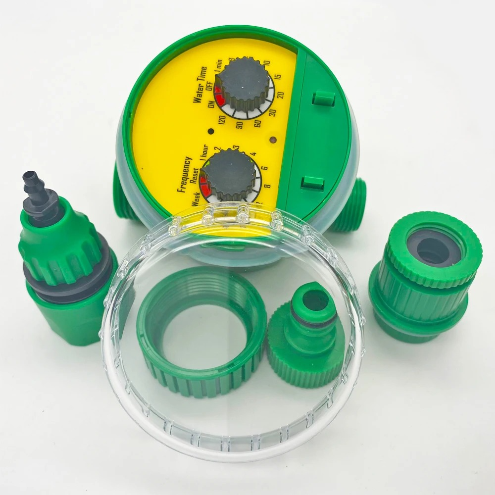 Kit d'irrigation pour plantes avec minuterie et goutte-à-goutte