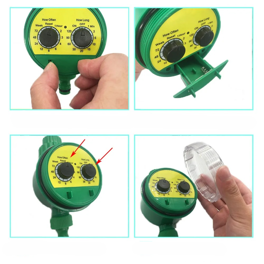 Kit d'irrigation pour plantes avec minuterie et goutte-à-goutte