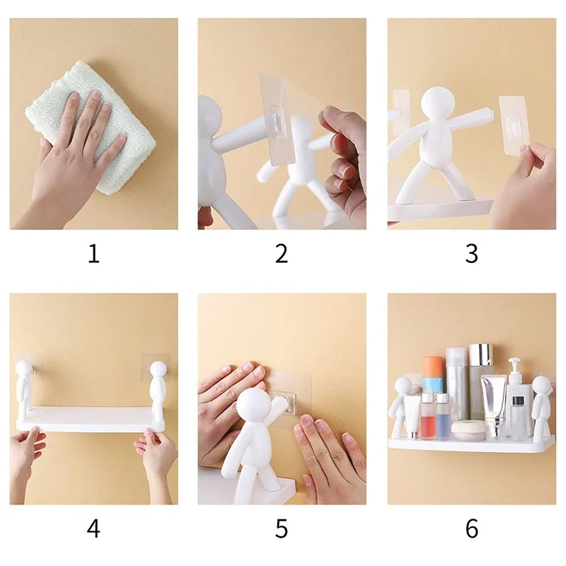 Étagère de rangement pour cuisine et WC